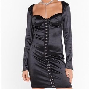 Nasty Gal You're Off The Hook Bustier Dress NWT